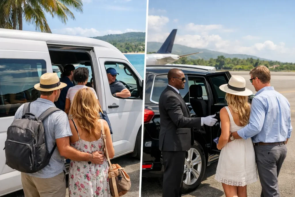 Shared Shuttle Versus Private Transfer